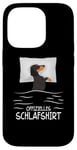 Coque pour iPhone 14 Pro Official Sleeping Dackel Dachshund Dog Dachshund Teckel