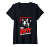 Womens Buffy the Vampire Slayer Vintage Horror Poster V-Neck T-Shirt