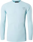 Jeansian Men's Sun Protection Long Sleeve Outdoor Sport T-Shirt Tee Tops LA245 LightBlue L