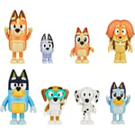 Bluey's Family and Friends Figure 8-Pack 2.5-3-Inch Figures