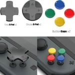 D Pad Button Caps Paster Set For Nintendo Switch Ns Joy Con B Green Blue