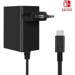 Adaptateur Secteur Nintendo Switch Chargeur de Voyage Mural Câble Type C F1