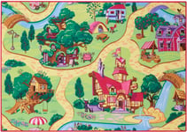 Candy Town Bil barnmatta  95 x 133 cm