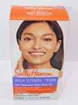 4 X SALLY HANSEN HAIR REMOVER WAX STRIPS FOR FACE & BIKINI 2 PIECES KIT