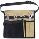 Yzmrbdqc - Pochette de ceinture à outils simple face à 5 poches/tablier de travail pour charpentiers, jardiniers et constructeurs, construction en