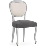 ECOMMERC3 2 Housses de Chaise en Tissu Super élastique - Housses pour Chaise Couleur Gris foncé bi-élastiques, Respirantes et adaptables à Plusieurs modèles, Protection Contre l'usure Quotidienne