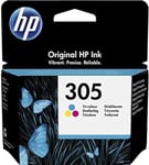 HP 305 3YM60AE Tricolor Original Ink Cartridge Compatible with HP DeskJet 2700, 2730, 4100, 4134, Envy Series 6020, 6030, 6420, 6430 Inkjet Printers