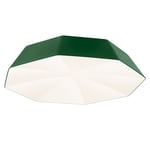 Umbrella Plafond - Kontorsbelysning | 3 färgalt. | Färg: Grön - Ral 6026 | Ljuskälla: 38W LED | 2903 Lumen | 3000 Kelvin | Dimbar: DALI. DSI alt. SwitchDim