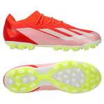 adidas X Crazyfast Elite 2G/3G AG Energy Citrus - Rød/Hvit/Gul - Kunstgress (AG), størrelse 48⅔