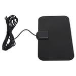 Indoor Hd Tv Antenna High Gain Digital Antenna Signal Receiver Black 170‑240Mh