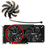 Palit GeForce RTX2060 2060S,GTX1660,1660ti,1660S,Touriste OC,Fouille de carte,Ventilateur de remplacement,Rapports de revenu,S2U, - Type left fan