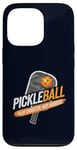 Coque pour iPhone 13 Pro Pickleball Play Smarter Not Harder Funny pour hommes et femmes