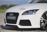 Rieger Tuning 00099099 DTM centersplitter ABS-plast kolfiber-look till 00055163