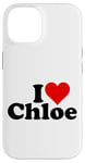 iPhone 14 I HEART LOVE CHLOE Case