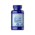 Puritan's Pride - Biotin 5000 mcg - 120 Capsules