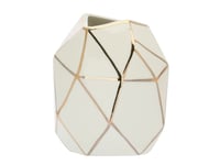 Cubismo Porcelain Vase - Beige, M