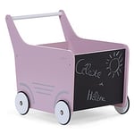 Chariot de marche en Bois - Rose