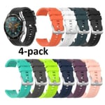 4-pack SmartWatch Armband 22mm Silikon