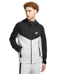 Nike FB7921-064 Tech Fleece Sweatshirt Homme DK Grey Heather/Black/White Taille 2XL-T