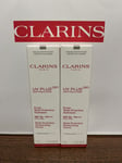 Brand New Clarins UV Plus Multi-Protection Moisturizing Screen 20ml (2x10ml)