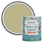 Rust-Oleum Peinture Verte Résistante à l'humidité pour Jardins, Finition Satinée - Vert sauge 750ml