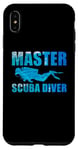 Coque pour iPhone XS Max Master Scuba Diver Funny Diving Divers For Men Women