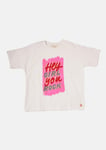 Angel & Rocket Girls Gigi Hey Girl T - White - Size 4Y