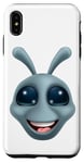 Coque pour iPhone XS Max Alien Gris Gris Fun Personnage de dessin animé drôle