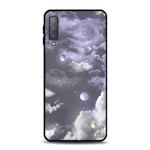 Type 42 Pour Samsung A7 2018-coque de téléphone en Silicone pour Samsung Galaxy , jolie coque imprimée chat e