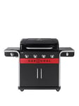 Char-Broil Gas2Coal&Reg; 440 Hybrid Grill - 4 Burner Gas &Amp; Coal Barbecue Grill (Black Finish)