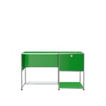 USM - USM Haller Desk Unit A -  USM Green - Skrivebord - Fritz Haller,Paul Schärer - Grønn - Metall