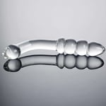 Glass Curved Double Ended Dildo