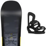 NITRO Pack snowboard Nitro Beast 25 + Fixations Homme Noir / Jaune taille 155 2025