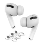 Ahastyle AirPods Pro 3-pack Ear Pads i silikon, vit