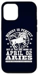 iPhone 12/12 Pro Aries Star Sign April 02 Astrology Horoscope Birthday Case