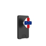 Drapeau des Antilles néerlandaises PopSockets PopWallet pour MagSafe