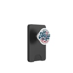 Drapeau de l'Amérique Land of the Free Because Of The Brave PopSockets PopWallet pour MagSafe