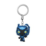 Funko Pop! Keychain: DC - Blue Beetle - Blue Beetle- Mini-Figurine en Vinyle à Collectionner Porte-clés Fantaisie - Cadeau de Noël - Idée de Cadeau - Produits Officiels - Movies Fans