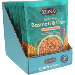 Zeinas Basmatiris Linser Smoky Quick n’ Easy 6-pack | 6 x 250 g - Storpack