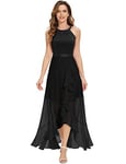 Dressystar Robe de soirée élégante pour femme - Robe de cocktail - Robe de demoiselle d'honneur, Noir , XXL