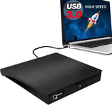 External CD DVD Drive, USB 3.0 Portable +/-RW, DVD Player for Laptop CD ROM Burn