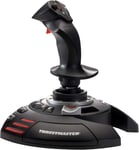 T.Flight Stick X - Joystick ergonomique de simulateur de vol avec résistance réglable et large re-main pour PC