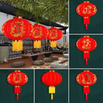 Waterproof Red Lanterns Chinese New Year Door Hanging Lanterns  Home Decor