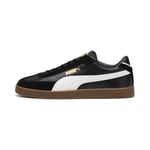 PUMA Mixte Club II Era Sneaker, Black White Gold, 45 EU