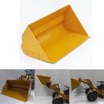 For Huina 1583 RC Car Metal Flat Grading Bucket No-Teeth New Loader Bucket