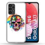 Coque pour Samsung Galaxy A13 / A04S Tete de Mort Tag