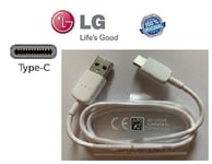 CABLE CHARGEUR USB VERS TYPE-C 3.1 CORDON RECHARGEMENT BLANC ORIGINAL LG Pour G5