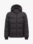 BOSS Otu Hooded Quilted Jacket, Black