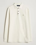 Polo Ralph Lauren Double Knit Long Sleeve Polo Parchment Cream