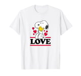 Peanuts - Valentines - Snoopy & Woodstock Love T-Shirt